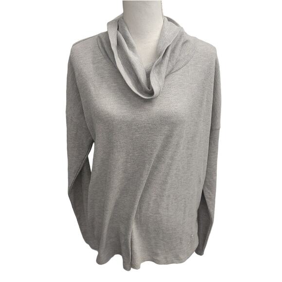 MICHAEL Michael Kors Top Long Sleeve Cowl Neck Large NWT - Picture 1 of 6